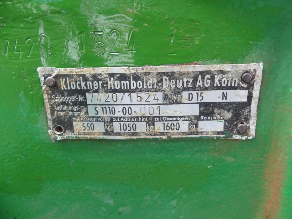 Traktor Deutz D15-N: obrázok 26