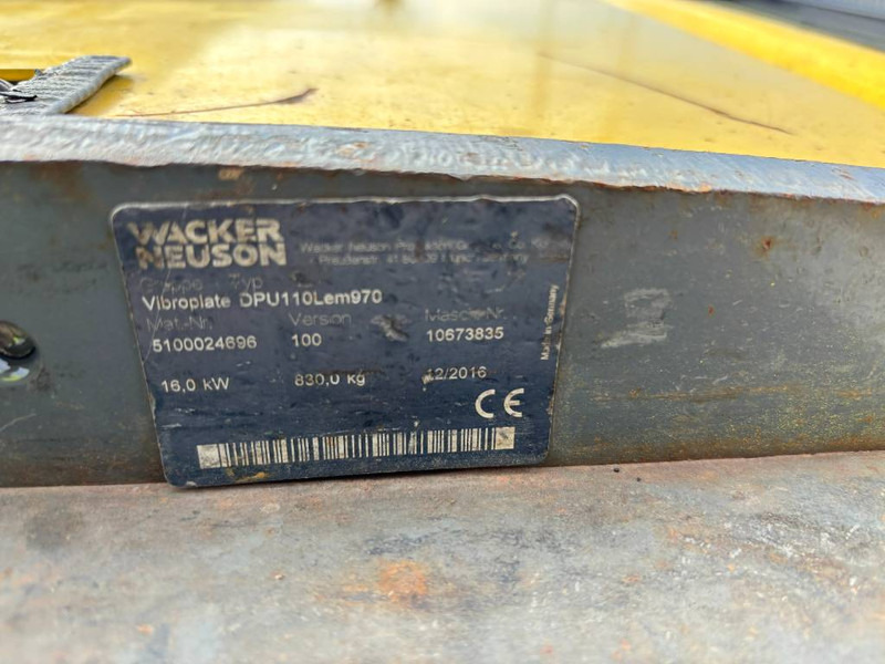 WACKER NEUSON DPU110Lem970 - Vibračná doska: obrázok 5 WACKER NEUSON DPU110Lem970 - Vibračná doska: obrázok 5