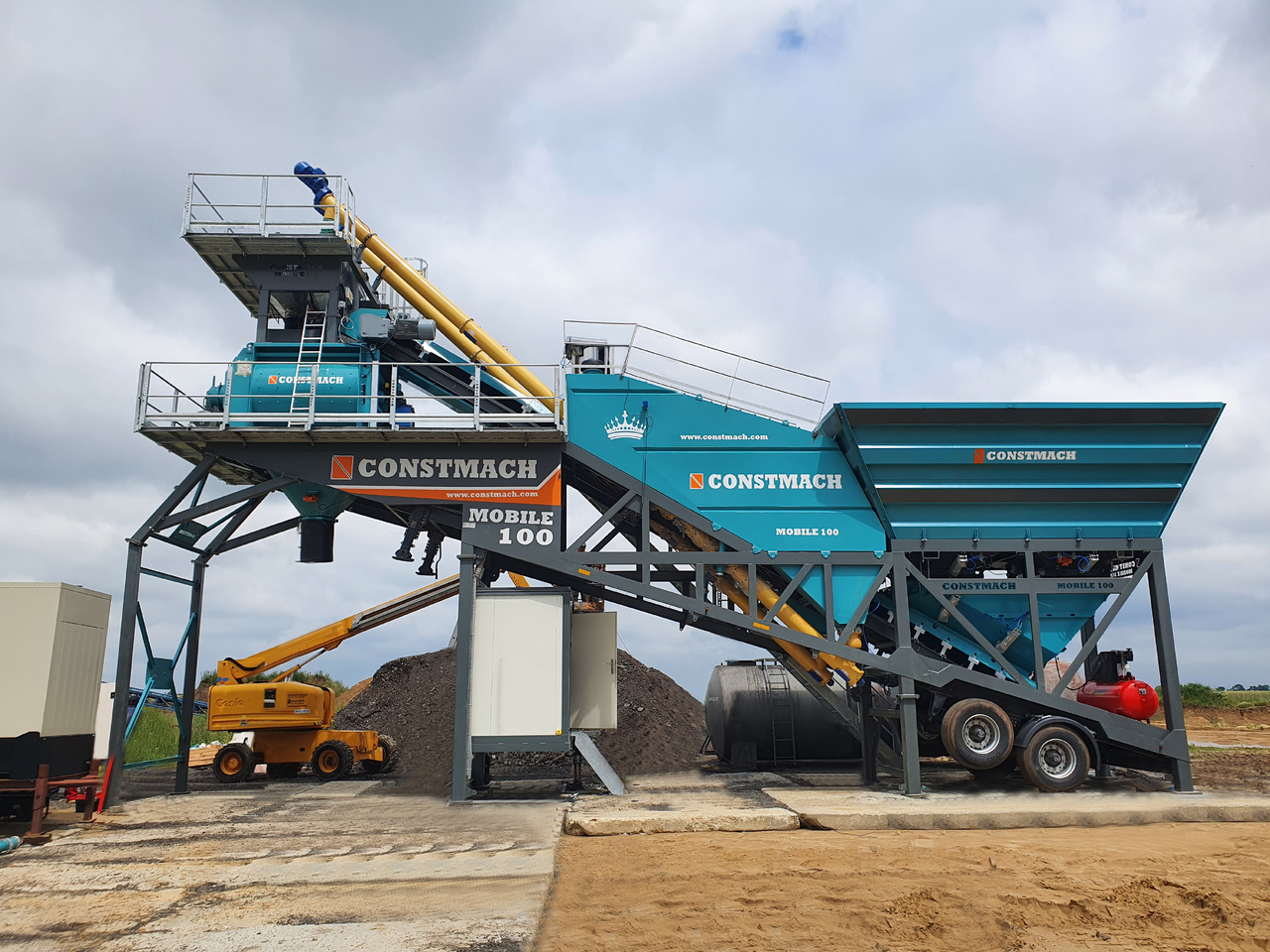 Constmach 100 m³/h Mobile Concrete Batching Plant - Betonáreň: obrázok 5 Constmach 100 m³/h Mobile Concrete Batching Plant - Betonáreň: obrázok 5