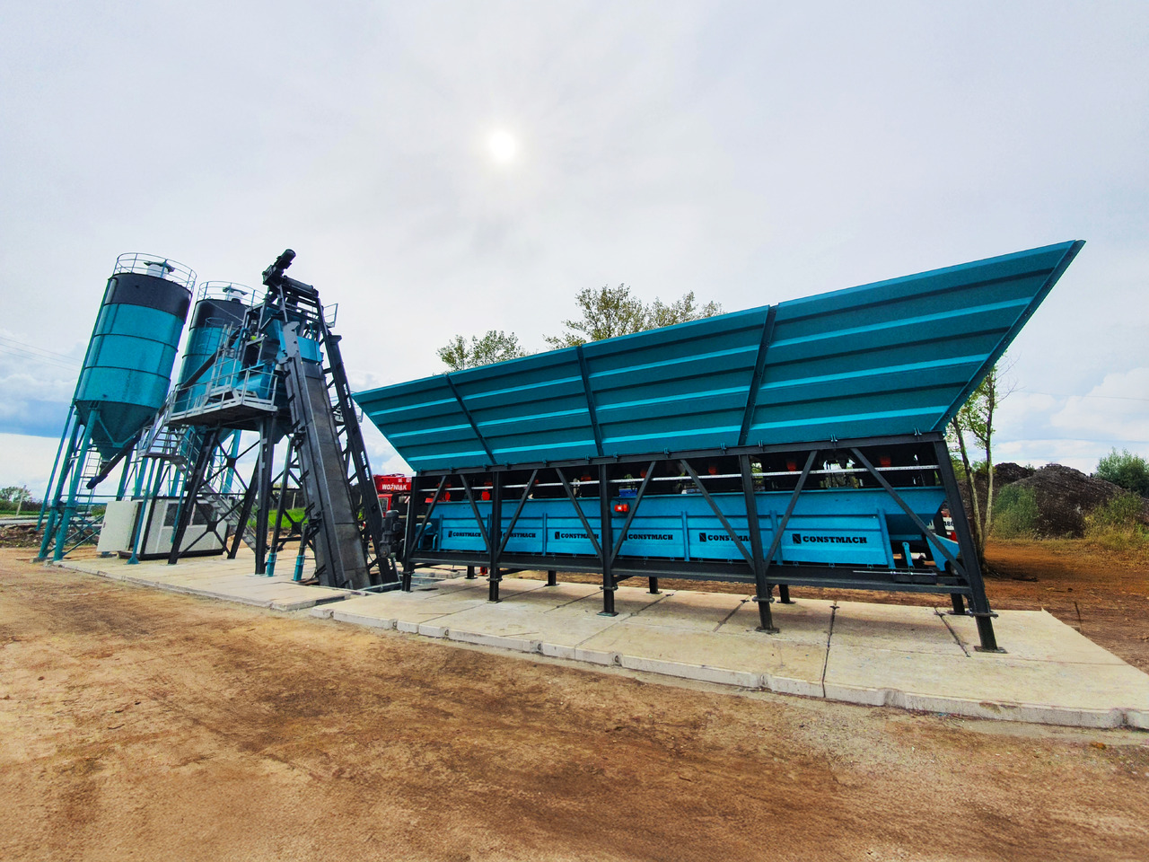 Constmach 100 m³/h kompakte Betonmischanlage - Betonáreň: obrázok 4 Constmach 100 m³/h kompakte Betonmischanlage - Betonáreň: obrázok 4