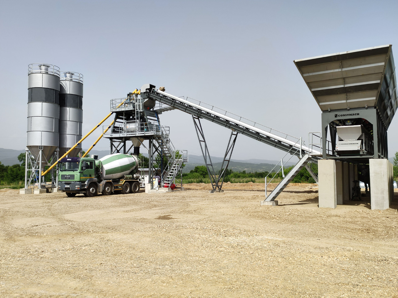 Constmach 160 m³/h Stationary Concrete Batching Plant - Betonáreň: obrázok 1 Constmach 160 m³/h Stationary Concrete Batching Plant - Betonáreň: obrázok 1