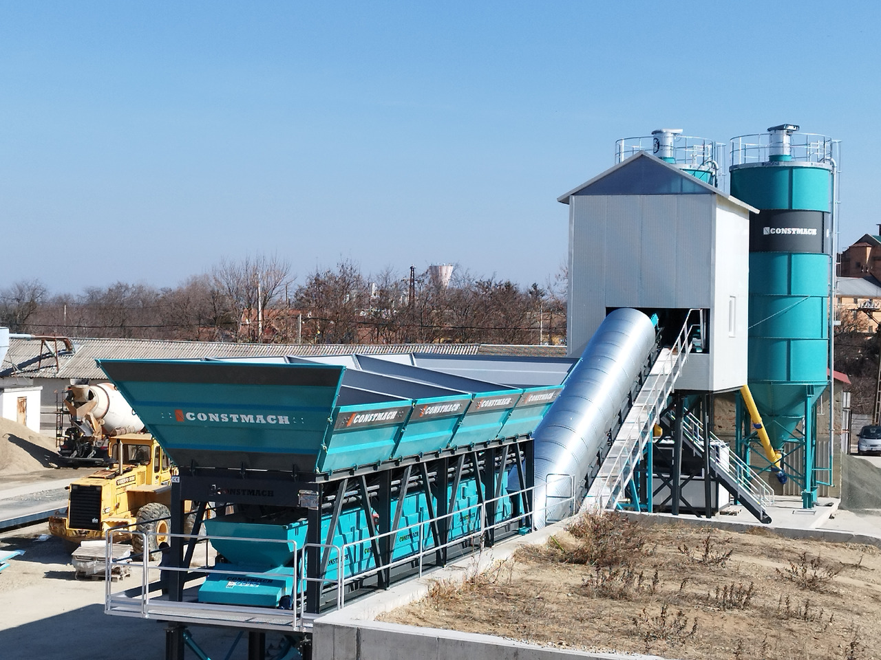 Constmach 60 m³/h Kompakte Betonmischanlage mit Band - Betonáreň: obrázok 2 Constmach 60 m³/h Kompakte Betonmischanlage mit Band - Betonáreň: obrázok 2