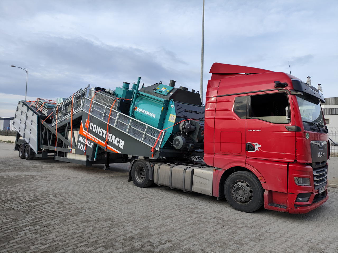 Nový Betonáreň Constmach Centrale à Béton Mobile de 100 m³/h: obrázok 11