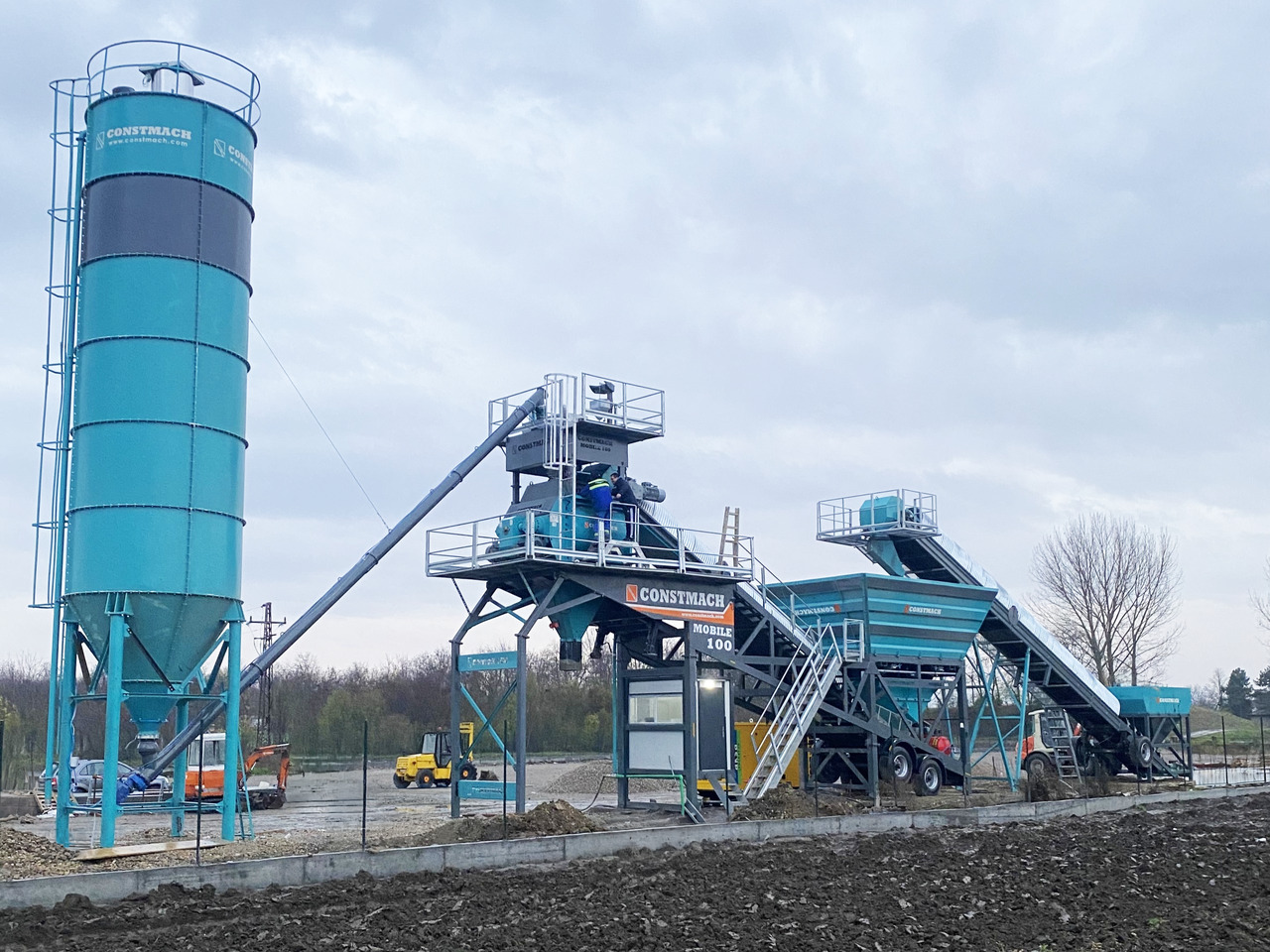 Nový Betonáreň Constmach Centrale à Béton Mobile de 100 m³/h: obrázok 14