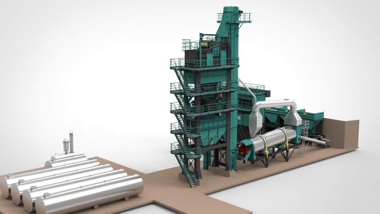 Constmach Stationary Asphalt Plant Delivered in Stock 2 Year Warranty - Závod na výrobu asfaltu: obrázok 3 Constmach Stationary Asphalt Plant Delivered in Stock 2 Year Warranty - Závod na výrobu asfaltu: obrázok 3