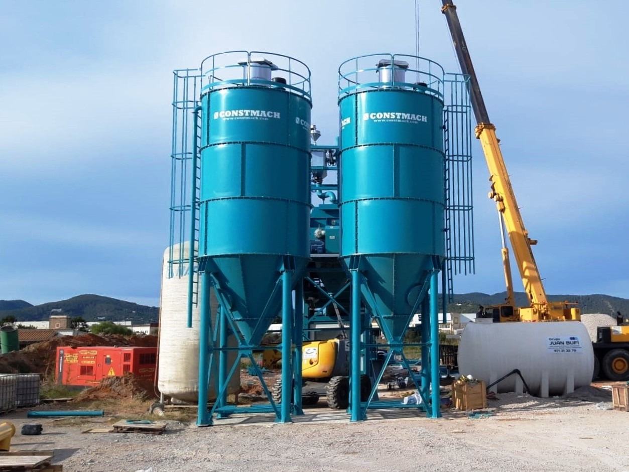 Constmach Zement Silo mit 50 Tonnen Kapazität - Silo na cement: obrázok 1 Constmach Zement Silo mit 50 Tonnen Kapazität - Silo na cement: obrázok 1