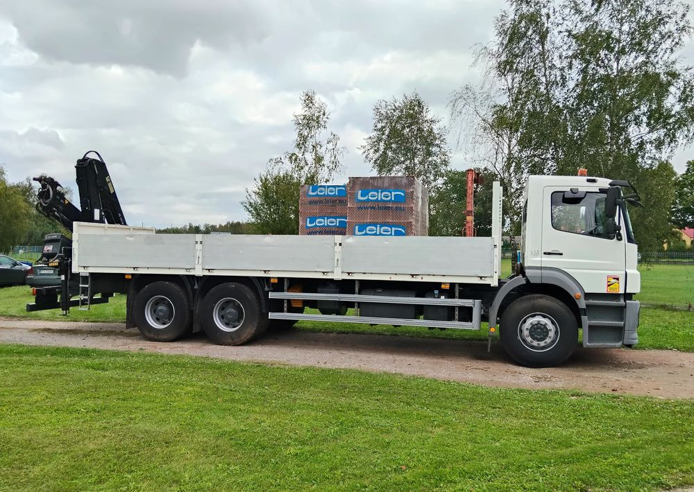 Valníkový/ Plošinový nákladný automobil, Auto s hydraulickou rukou Mercedes-Benz ACTROS 2633: obrázok 6