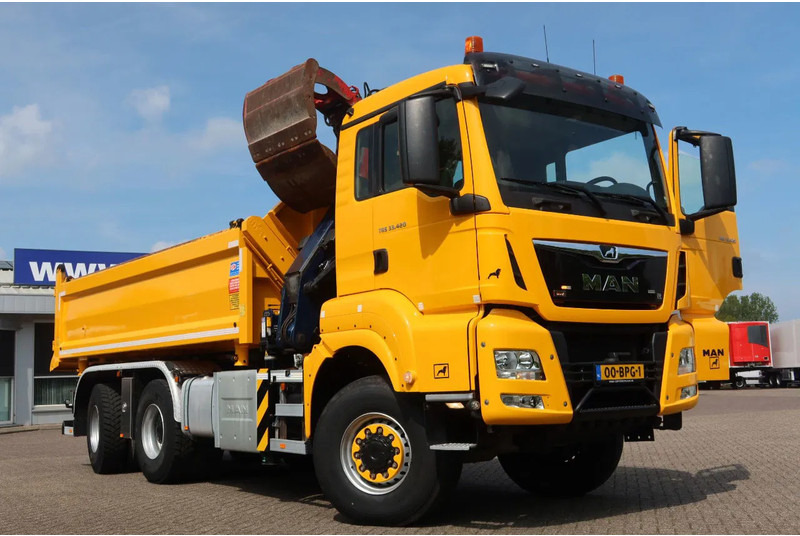 MAN TGS 33.420 2 Zijdige kipper + kraan 6x6 Stuur as - Auto s hydraulickou rukou: obrázok 2 MAN TGS 33.420 2 Zijdige kipper + kraan 6x6 Stuur as - Auto s hydraulickou rukou: obrázok 2