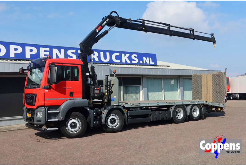 MAN TGS 35.360 8x2 Oprijwagen + HIAB 228 E 3 kraan. Radio grafisch + winch - Nákladné vozidlo na prepravu automobilov, Auto s hydraulickou rukou: obrázok 1 MAN TGS 35.360 8x2 Oprijwagen + HIAB 228 E 3 kraan. Radio grafisch + winch - Nákladné vozidlo na prepravu automobilov, Auto s hydraulickou rukou: obrázok 1