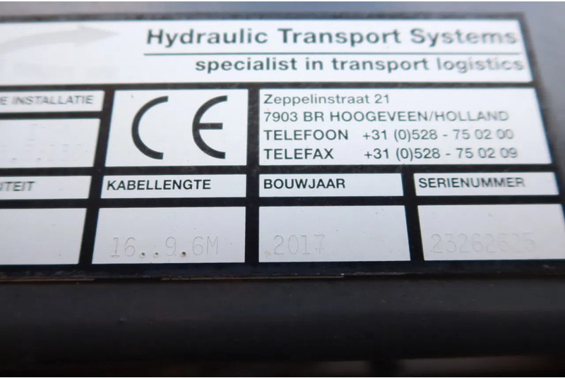 Volvo FE 280 Container / Kabelsysteem H.T.S Kabel, 15 ton, 575 cm 6 Cilinder - Nákladne vozidlo - káblový systém: obrázok 5 Volvo FE 280 Container / Kabelsysteem H.T.S Kabel, 15 ton, 575 cm 6 Cilinder - Nákladne vozidlo - káblový systém: obrázok 5