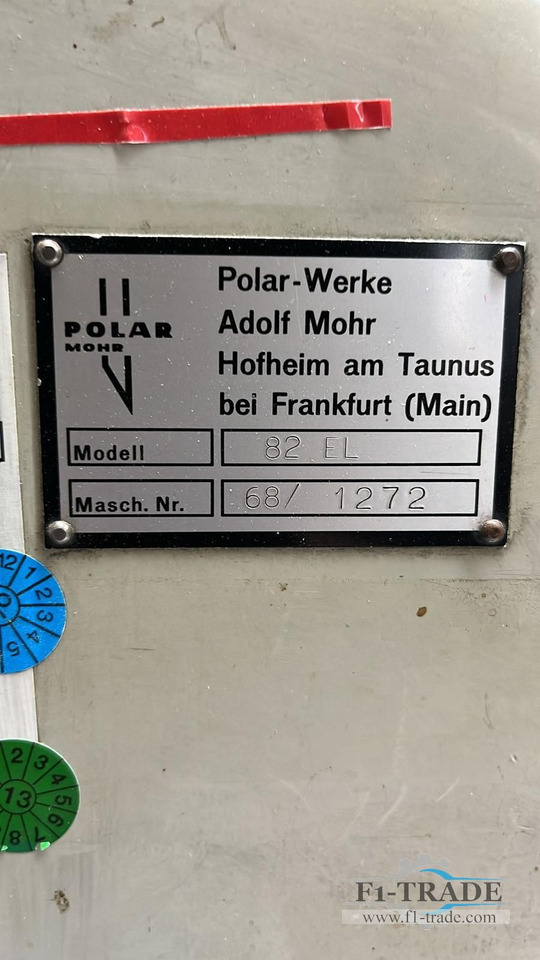 Polar 82 EL - Rezačka na papier: obrázok 4 Polar 82 EL - Rezačka na papier: obrázok 4