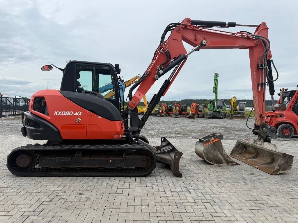 Mini rýpadlo Kubota KX 080-4: obrázok 6