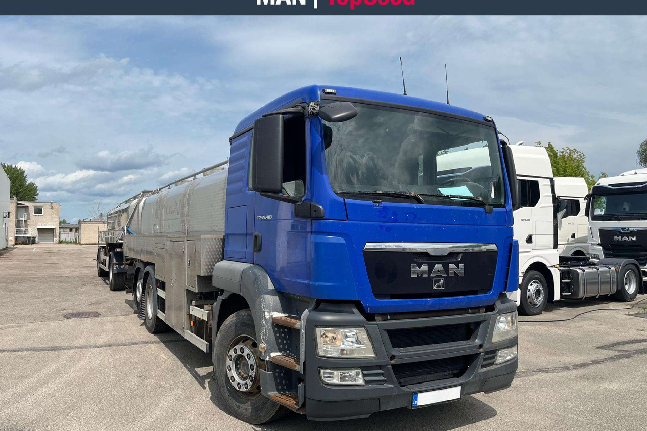MAN 26.400 6X2-2 Plandex (8633) - Cisternové vozidlo, Cisternový príves: obrázok 2 MAN 26.400 6X2-2 Plandex (8633) - Cisternové vozidlo, Cisternový príves: obrázok 2