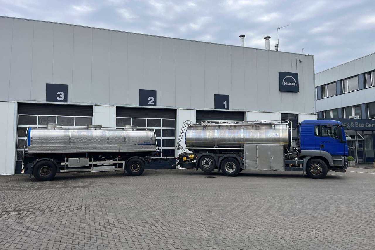MAN TGS 26.400 6X2-2 Plandex (08632) - Cisternové vozidlo, Cisternový príves: obrázok 2 MAN TGS 26.400 6X2-2 Plandex (08632) - Cisternové vozidlo, Cisternový príves: obrázok 2