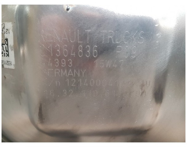 Katalysator SCR Euro 6 Renault Gama K - 21364836 21427939 - Katalyzátor pre Nákladné auto: obrázok 3 Katalysator SCR Euro 6 Renault Gama K - 21364836 21427939 - Katalyzátor pre Nákladné auto: obrázok 3