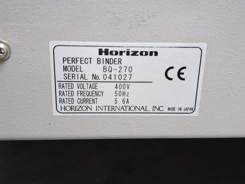 Horizon BQ-270 | 200.000 - Viazací stroj: obrázok 5 Horizon BQ-270 | 200.000 - Viazací stroj: obrázok 5