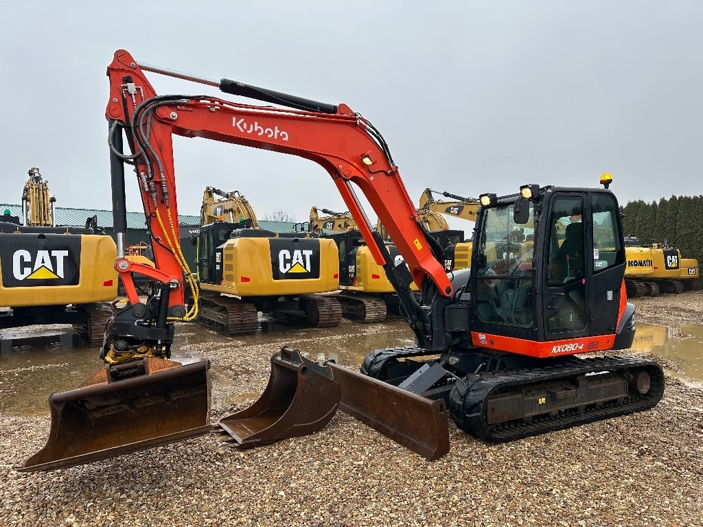 Kubota KX 080-4 ENGCON - Mini rýpadlo: obrázok 1 Kubota KX 080-4 ENGCON - Mini rýpadlo: obrázok 1