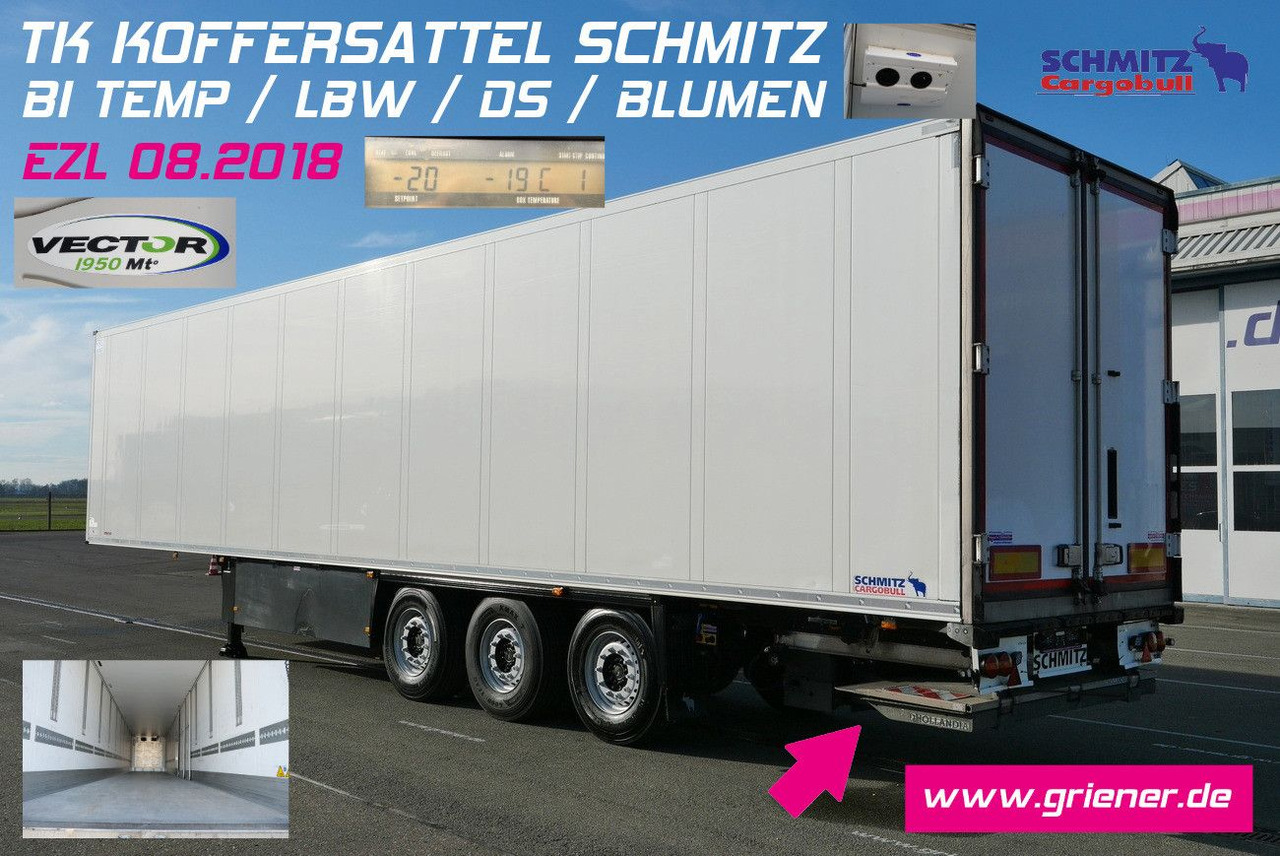 Schmitz Cargobull SKO 24/ BI TEMP CARRIER VEC 1950 MT /DS/LBW !!!! - Náves chladírenské: obrázok 1 Schmitz Cargobull SKO 24/ BI TEMP CARRIER VEC 1950 MT /DS/LBW !!!! - Náves chladírenské: obrázok 1