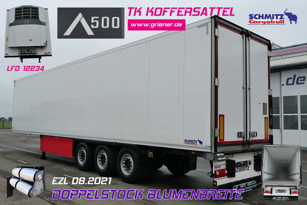 Schmitz Cargobull SKO 24/DOPPELSTOCK BLUMEN TK A500 DRP FP 45 - Náves chladírenské: obrázok 1 Schmitz Cargobull SKO 24/DOPPELSTOCK BLUMEN TK A500 DRP FP 45 - Náves chladírenské: obrázok 1