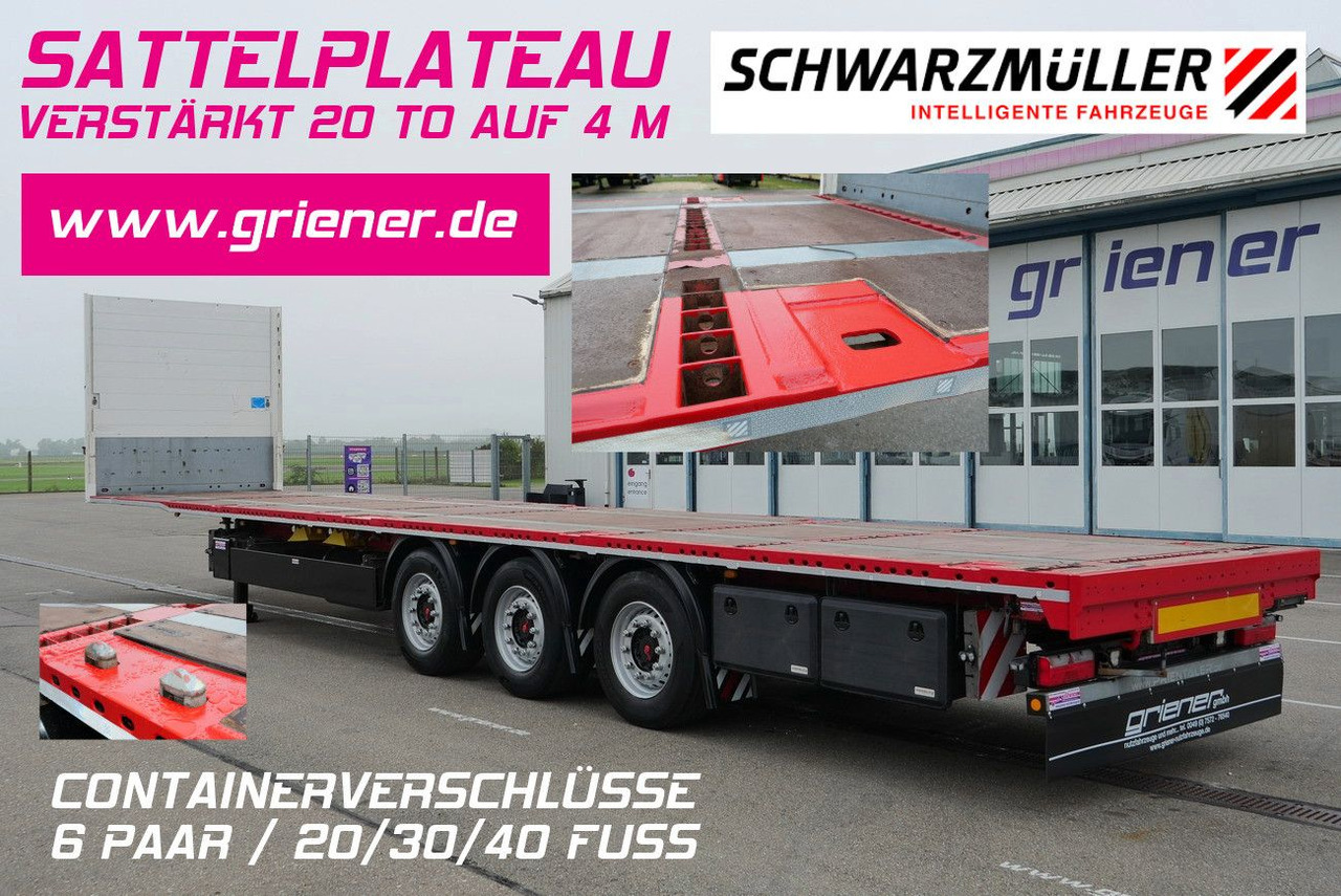 Schwarzmüller RH 80 / CONTAINER 1 x 40/2x20/1x 30 RUNGENTASCH - Plošinový/ Valníkový náves: obrázok 1 Schwarzmüller RH 80 / CONTAINER 1 x 40/2x20/1x 30 RUNGENTASCH - Plošinový/ Valníkový náves: obrázok 1