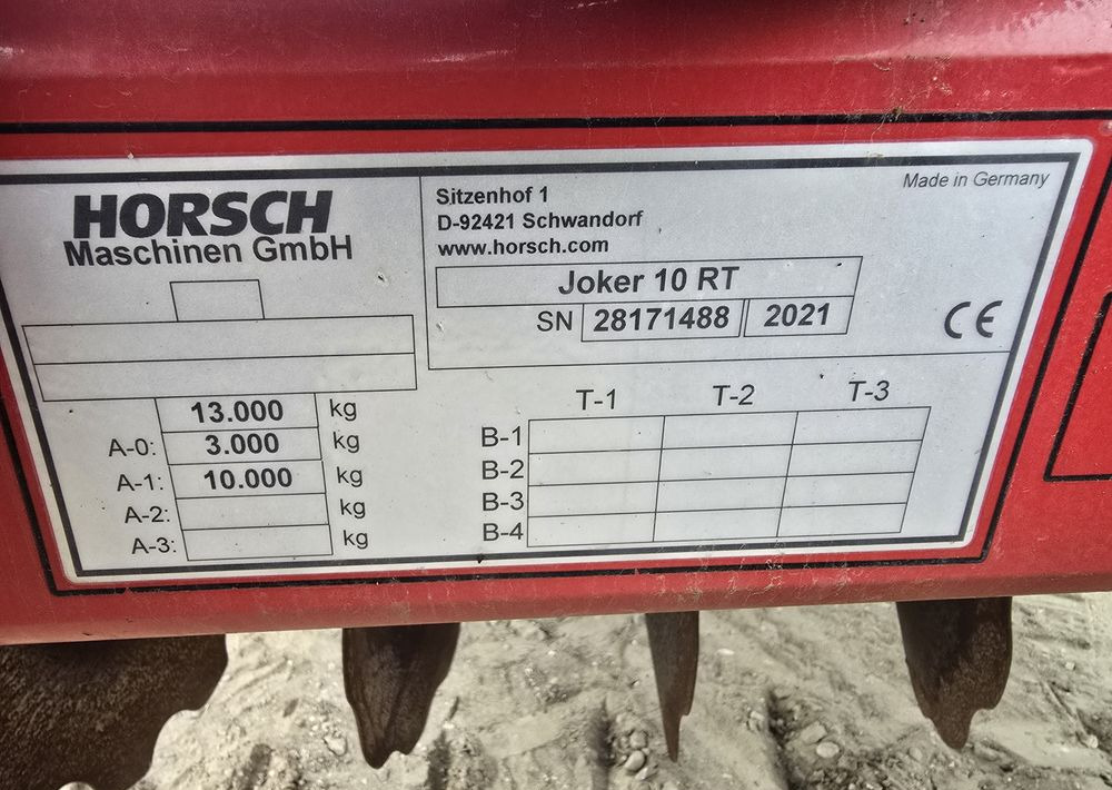 Horsch Jocker 10RT - Diskový pluh: obrázok 5 Horsch Jocker 10RT - Diskový pluh: obrázok 5