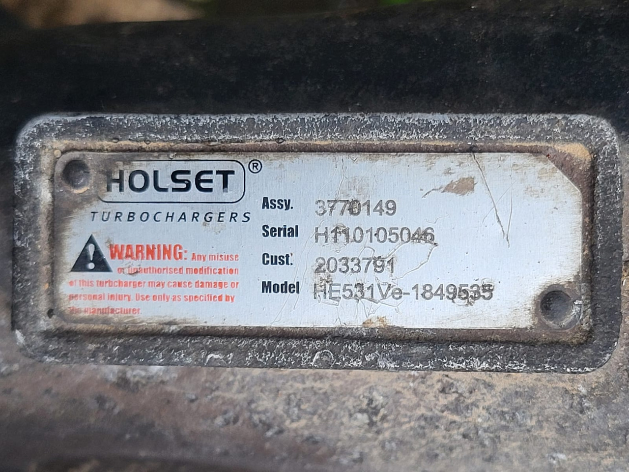 TURBOSPREZARKA SCANIA TURBINA HOLSET VTG - Náhradný diel: obrázok 3 TURBOSPREZARKA SCANIA TURBINA HOLSET VTG - Náhradný diel: obrázok 3