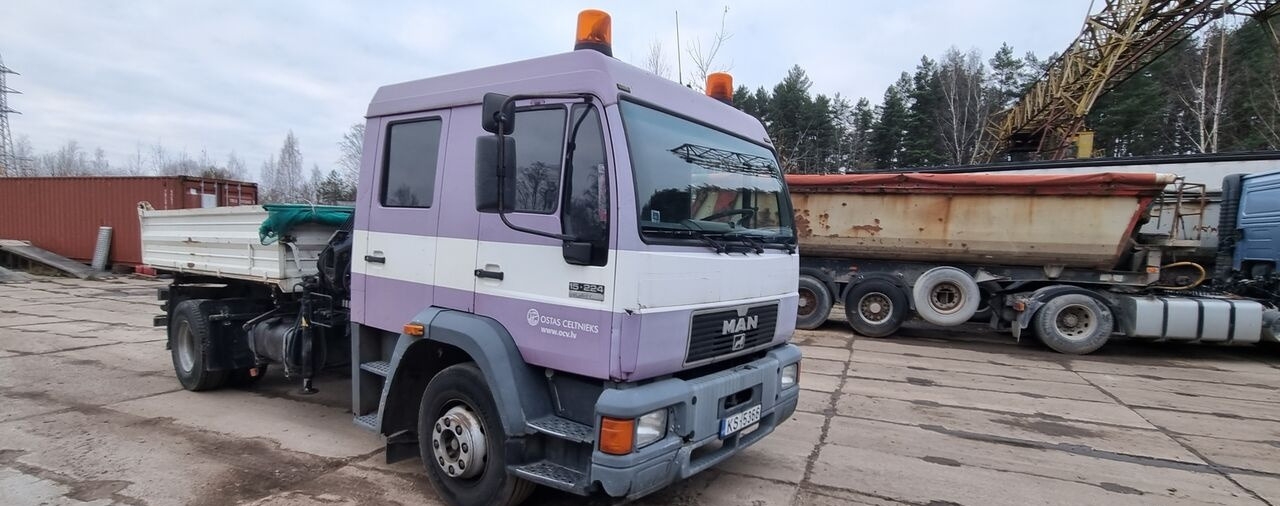 MAN 15.224 - Sklápač, Auto s hydraulickou rukou: obrázok 5 MAN 15.224 - Sklápač, Auto s hydraulickou rukou: obrázok 5