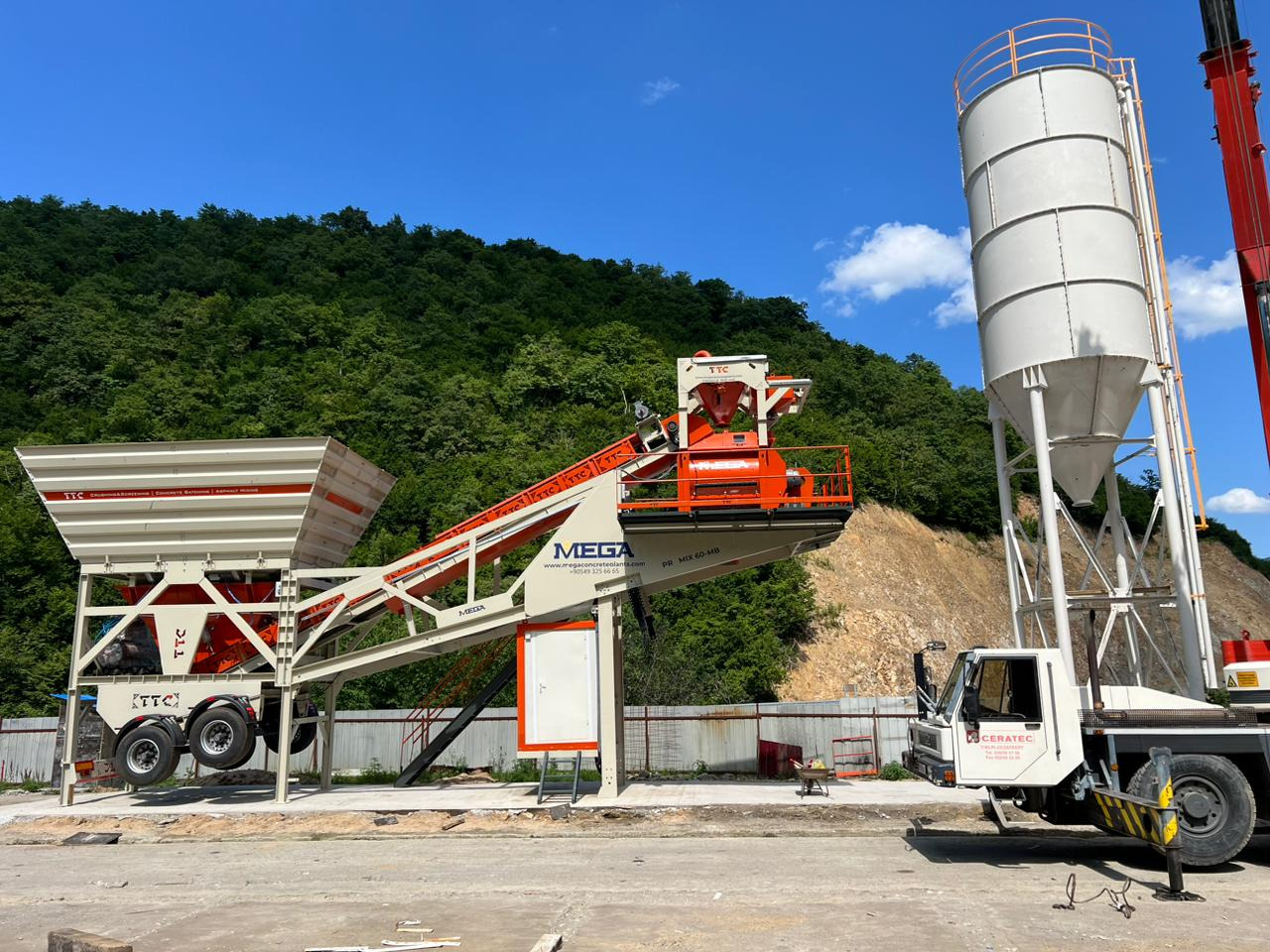 For Sale Mobile Concrete Plant 60 m³ - Betonáreň: obrázok 3 For Sale Mobile Concrete Plant 60 m³ - Betonáreň: obrázok 3