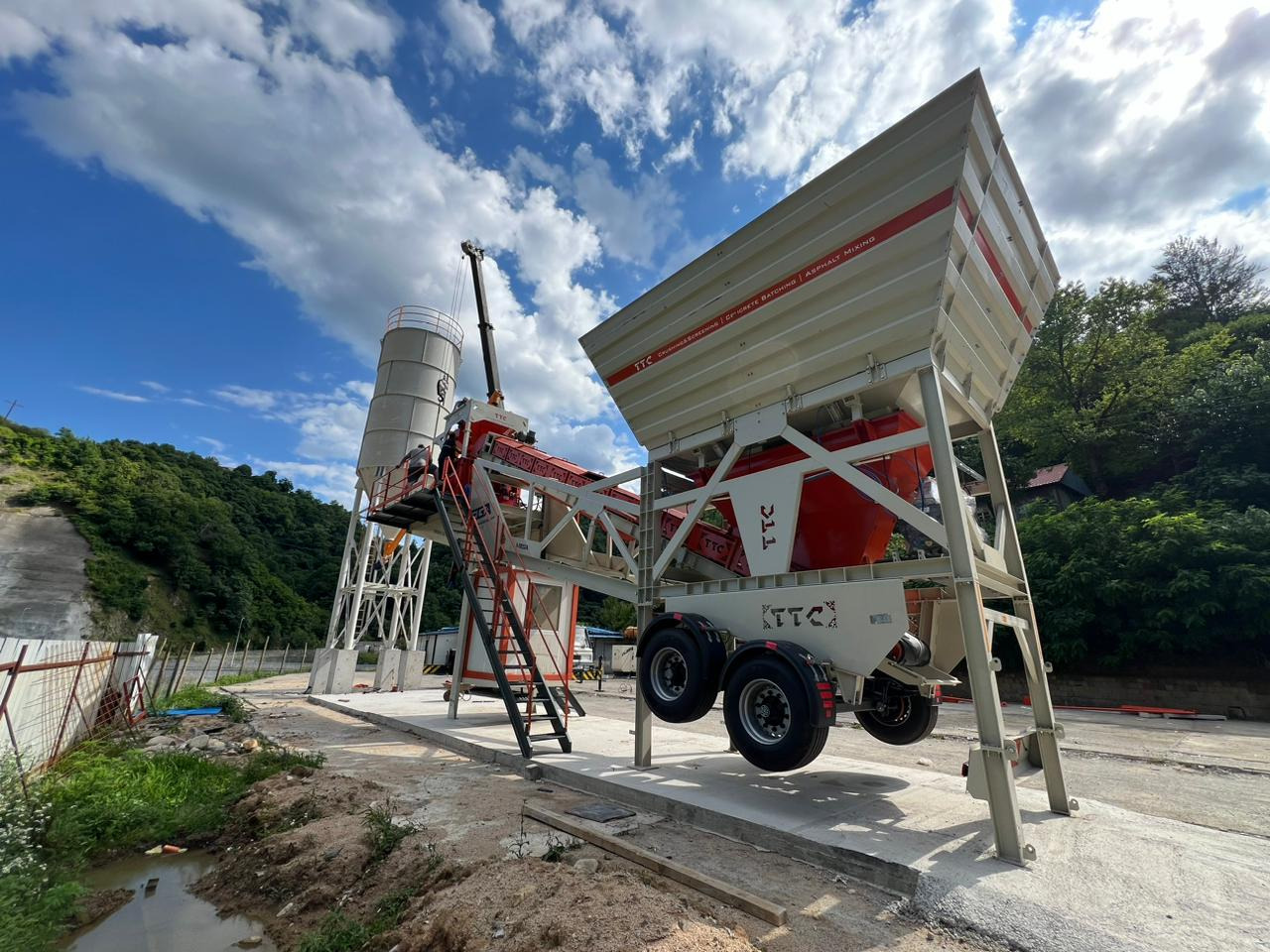 For Sale Mobile Concrete Plant 60 m³ - Betonáreň: obrázok 2 For Sale Mobile Concrete Plant 60 m³ - Betonáreň: obrázok 2