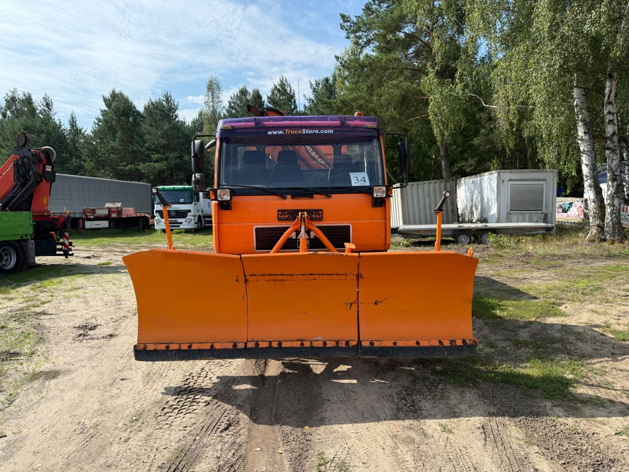 MAN 10.224 Atlas Kran Salzstreuer 4X4 - Sklápač, Auto s hydraulickou rukou: obrázok 2 MAN 10.224 Atlas Kran Salzstreuer 4X4 - Sklápač, Auto s hydraulickou rukou: obrázok 2