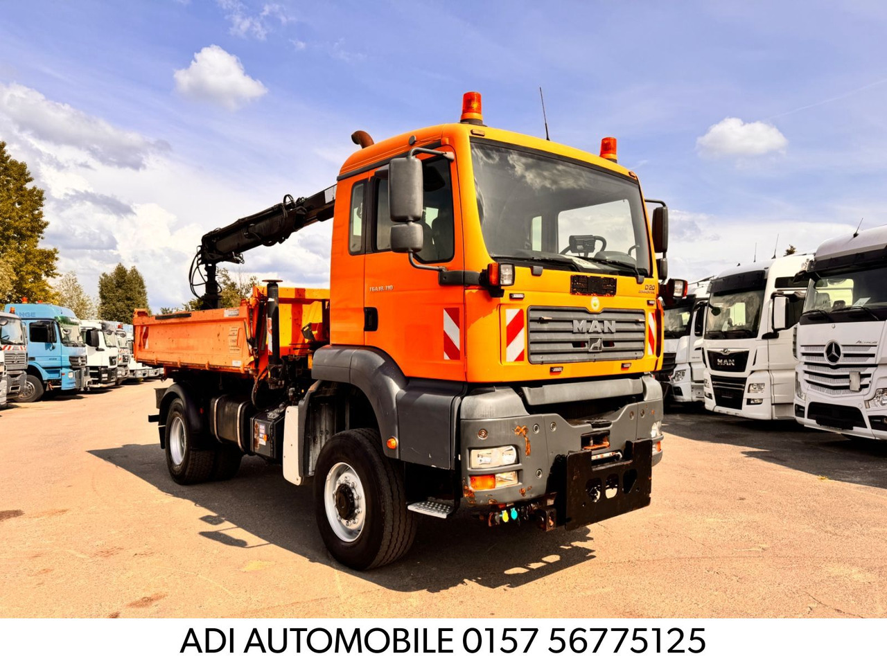MAN TGA 18.310 Kipper - Kran 4x4 - Sklápač, Auto s hydraulickou rukou: obrázok 1 MAN TGA 18.310 Kipper - Kran 4x4 - Sklápač, Auto s hydraulickou rukou: obrázok 1