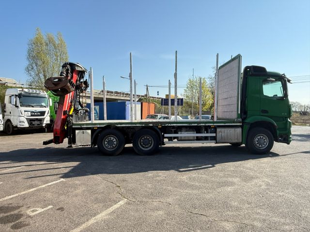 Mercedes-Benz Actros 2571 Holztransporter mit Kran - Nákladné vozidlo na prepravu dreva, Auto s hydraulickou rukou: obrázok 5 Mercedes-Benz Actros 2571 Holztransporter mit Kran - Nákladné vozidlo na prepravu dreva, Auto s hydraulickou rukou: obrázok 5