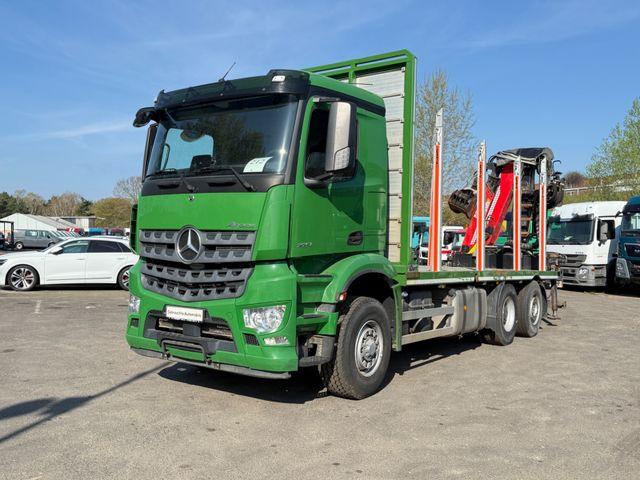 Mercedes-Benz Actros 2571 Holztransporter mit Kran - Nákladné vozidlo na prepravu dreva, Auto s hydraulickou rukou: obrázok 3 Mercedes-Benz Actros 2571 Holztransporter mit Kran - Nákladné vozidlo na prepravu dreva, Auto s hydraulickou rukou: obrázok 3