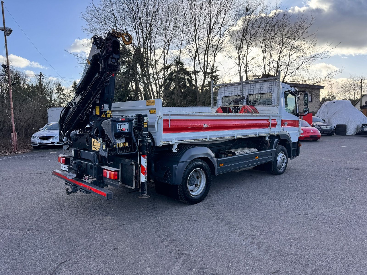 Sklápač, Auto s hydraulickou rukou Mercedes-Benz Atego 1224 Kipper - Kran: obrázok 7