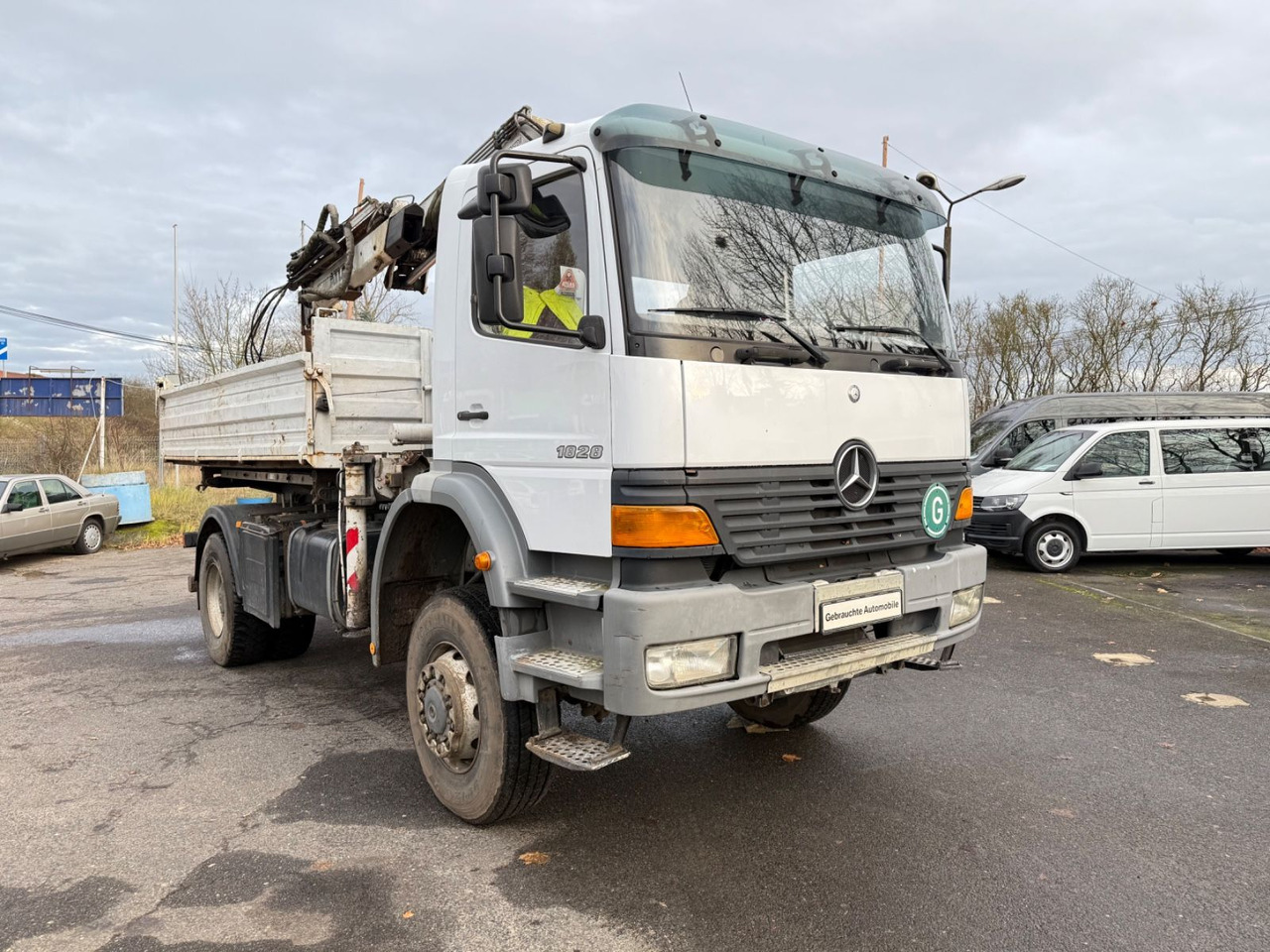 Mercedes-Benz Atego 1828 4x4 Kipper-Kran Atlas - Sklápač, Auto s hydraulickou rukou: obrázok 3 Mercedes-Benz Atego 1828 4x4 Kipper-Kran Atlas - Sklápač, Auto s hydraulickou rukou: obrázok 3