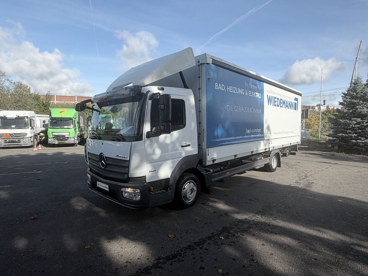 Mercedes-Benz Atego 821 Klima Lbw Tempoamt - Plachtové nákladné vozidlo: obrázok 3 Mercedes-Benz Atego 821 Klima Lbw Tempoamt - Plachtové nákladné vozidlo: obrázok 3