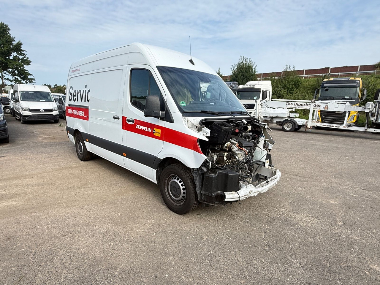Furgon Mercedes-Benz Sprinter 317 Motor und Getriebe sind in Ordnung: obrázok 1