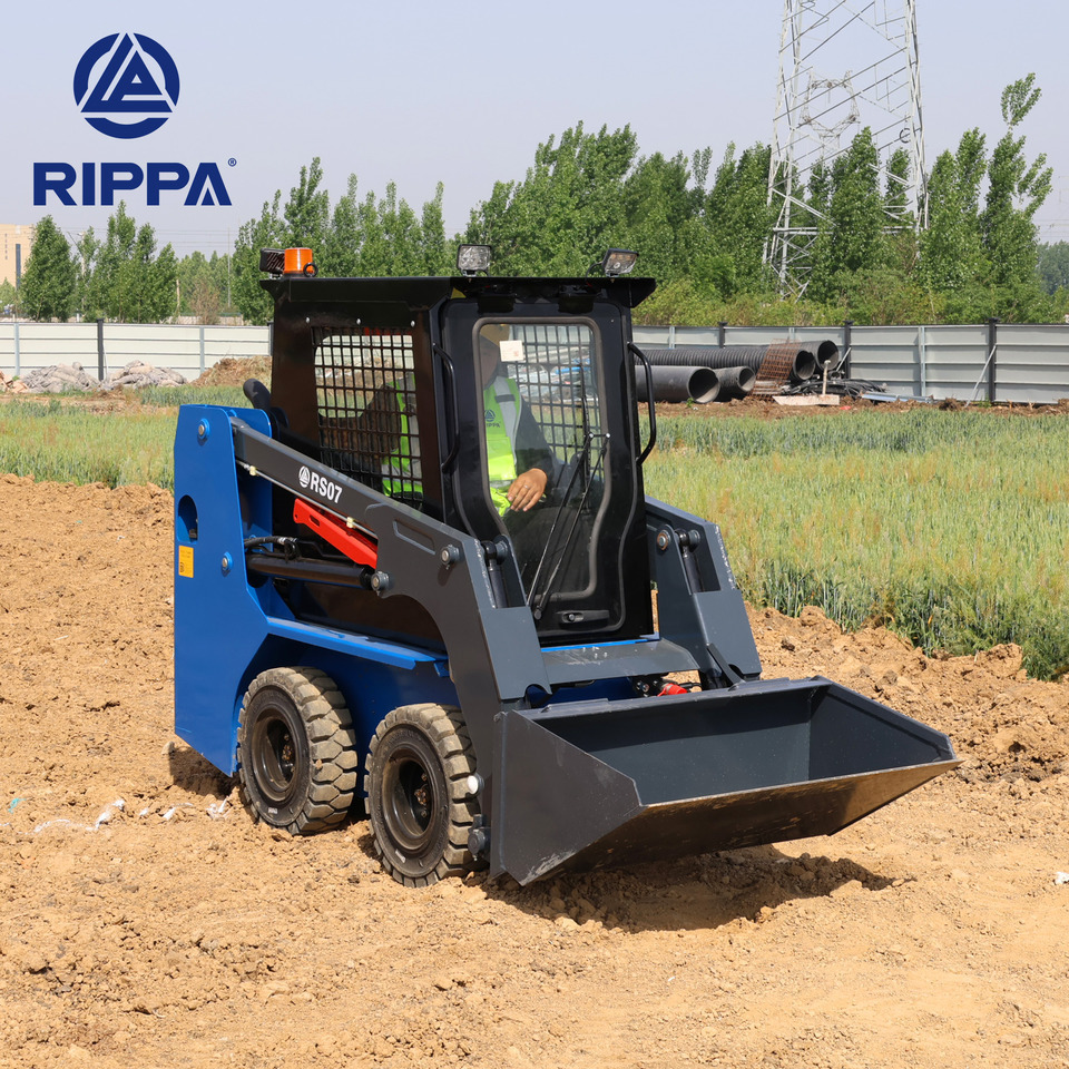 Rippa RS07 Compact Loader | 24.4hp Kubota Power | High Flow Dual Pump | Comfortable A/C Cabin - Šmykom riadený nakladač: obrázok 1 Rippa RS07 Compact Loader | 24.4hp Kubota Power | High Flow Dual Pump | Comfortable A/C Cabin - Šmykom riadený nakladač: obrázok 1