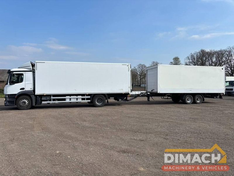 Mercedes-Benz Actros 1833 4x2 - aanhanger koffer, Euro 6 - Skříňový nákladní auto: obrázok 1 Mercedes-Benz Actros 1833 4x2 - aanhanger koffer, Euro 6 - Skříňový nákladní auto: obrázok 1