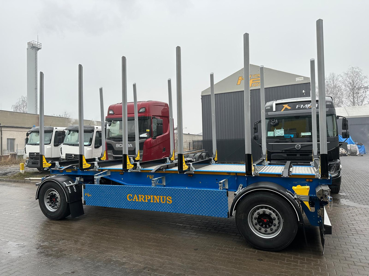 Hydrofast Przyczepa 2 osiowa do drewna stosowego HFP2/2-axle timber trailer HFP2 - Klanicový príves: obrázok 1 Hydrofast Przyczepa 2 osiowa do drewna stosowego HFP2/2-axle timber trailer HFP2 - Klanicový príves: obrázok 1