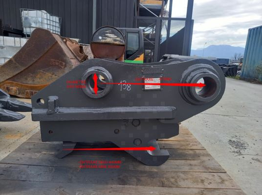 Attache hydraulique et godet 900 mm renforcé - Lyžica: obrázok 1 Attache hydraulique et godet 900 mm renforcé - Lyžica: obrázok 1