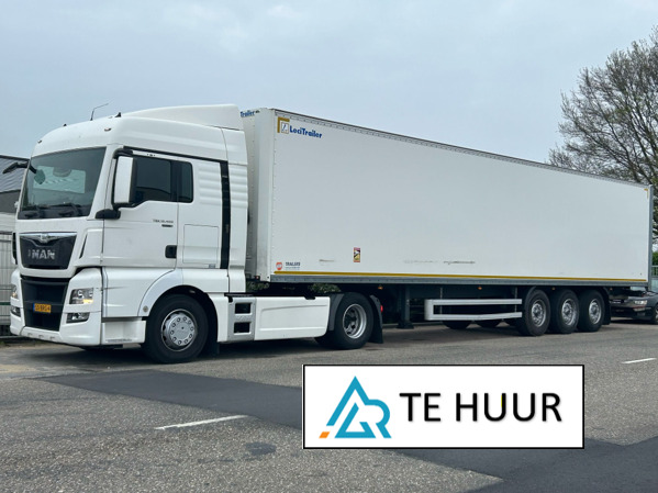 MAN TGX + Leci oplegger te huur / €750 per week / Weektopper / Direct Inzetbaar - Ťahač: obrázok 1 MAN TGX + Leci oplegger te huur / €750 per week / Weektopper / Direct Inzetbaar - Ťahač: obrázok 1