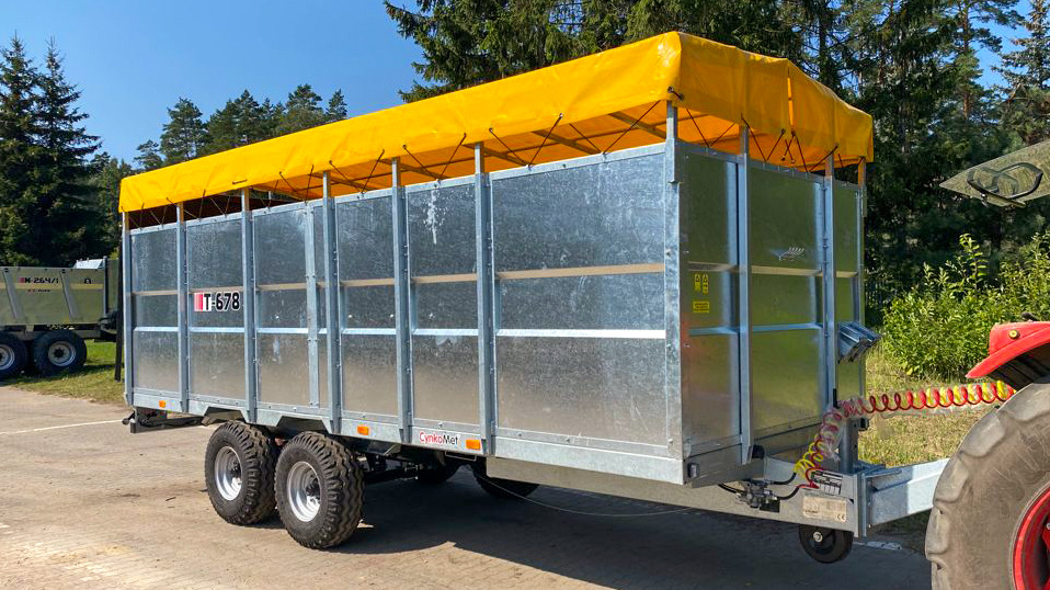 Cynkomet Viehanhänger / Livestock trailer / Remorque bétaillère / Rimorchio per bestiame / Rimorchio per bestiame /Прицеп для перевозки животных / Przyczepa do przewozu zwierząt - Príves na přepravu zvířat: obrázok 4 Cynkomet Viehanhänger / Livestock trailer / Remorque bétaillère / Rimorchio per bestiame / Rimorchio per bestiame /Прицеп для перевозки животных / Przyczepa do przewozu zwierząt - Príves na přepravu zvířat: obrázok 4
