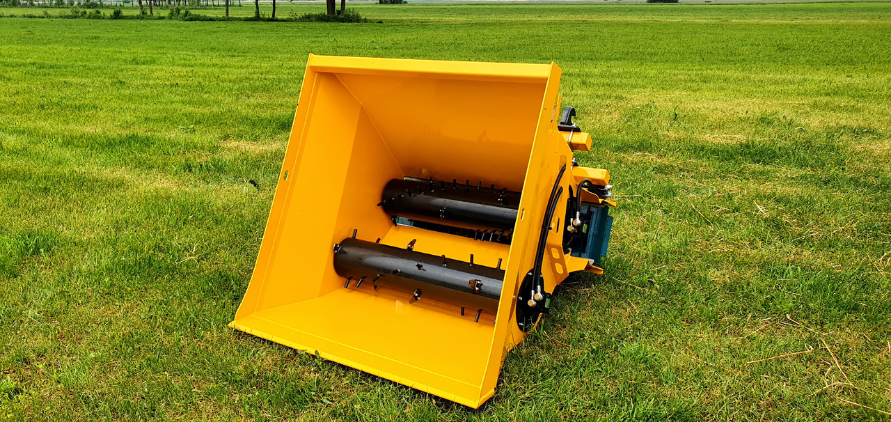 Grutech Einstreugerät / Spreader / Pailleuse / Rozściełacz - Drvič slamy: obrázok 1 Grutech Einstreugerät / Spreader / Pailleuse / Rozściełacz - Drvič slamy: obrázok 1