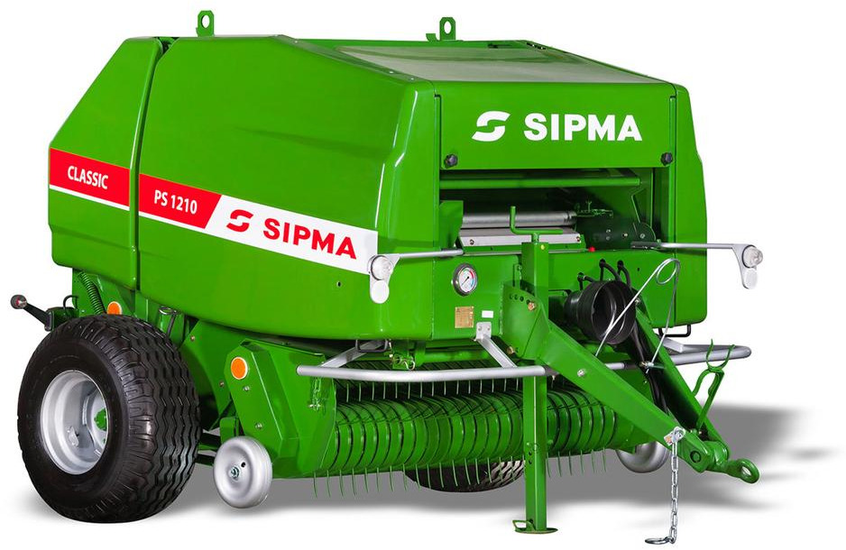 SIPMA Rundballenpresse / Round baler / Ballenpresse / Presse à balles / Rotoempacadora / Пресс-подборщик/ Prasa belująca stałokomorowa PS 1210 - Lis na okrúhle balíky: obrázok 1 SIPMA Rundballenpresse / Round baler / Ballenpresse / Presse à balles / Rotoempacadora / Пресс-подборщик/ Prasa belująca stałokomorowa PS 1210 - Lis na okrúhle balíky: obrázok 1