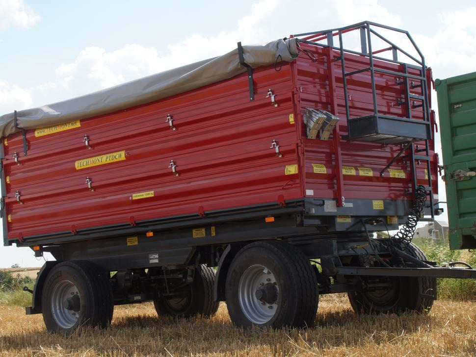 Techmont Anhänger / Trailer / Remorque / Rimorchio / Прицеп двухоосный бортовой / Przyczepa dwuosiowa PTD16 12 t - Poľnohospodársky sklápěcí príves: obrázok 2 Techmont Anhänger / Trailer / Remorque / Rimorchio / Прицеп двухоосный бортовой / Przyczepa dwuosiowa PTD16 12 t - Poľnohospodársky sklápěcí príves: obrázok 2