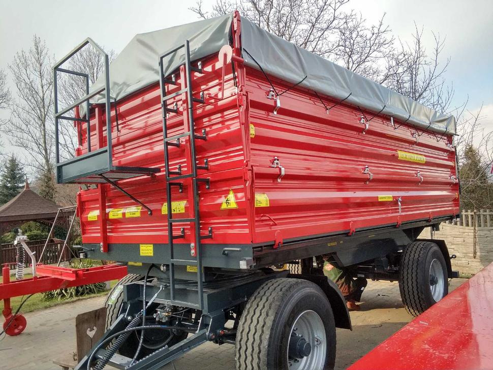 Techmont Anhänger / Trailer / Remorque / Rimorchio / Прицеп двухоосный бортовой / Przyczepa dwuosiowa PTD16 12 t - Poľnohospodársky sklápěcí príves: obrázok 5 Techmont Anhänger / Trailer / Remorque / Rimorchio / Прицеп двухоосный бортовой / Przyczepa dwuosiowa PTD16 12 t - Poľnohospodársky sklápěcí príves: obrázok 5