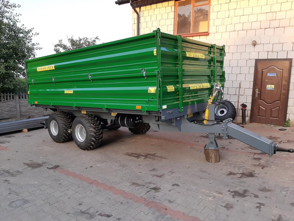 Techmont Anhänger / Trailer / Remorque / Rimorchio / Прицеп двухосный тандем / Przyczepa tandem PTTCW 310 10 t - Poľnohospodársky sklápěcí príves: obrázok 3 Techmont Anhänger / Trailer / Remorque / Rimorchio / Прицеп двухосный тандем / Przyczepa tandem PTTCW 310 10 t - Poľnohospodársky sklápěcí príves: obrázok 3
