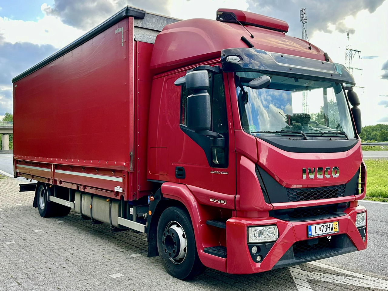 IVECO EUROCARGO 140-280 / BURTO - FIRANKA / AUTOMAT / EURO 6 / 18 PALET / KLIMA POSTOJOWA / 11.2019 / FULL SERWIS - Plachtové nákladné vozidlo: obrázok 2 IVECO EUROCARGO 140-280 / BURTO - FIRANKA / AUTOMAT / EURO 6 / 18 PALET / KLIMA POSTOJOWA / 11.2019 / FULL SERWIS - Plachtové nákladné vozidlo: obrázok 2