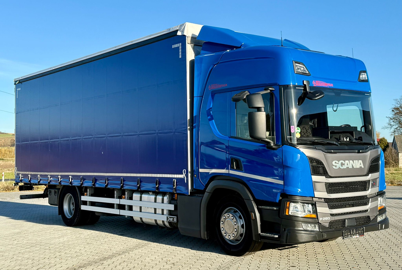 SCANIA P280 / FIRANKA / 20 EUROPALET / SYPIALKA / SILNIK 6 / AUTOMAT - Plachtové nákladné vozidlo: obrázok 1 SCANIA P280 / FIRANKA / 20 EUROPALET / SYPIALKA / SILNIK 6 / AUTOMAT - Plachtové nákladné vozidlo: obrázok 1